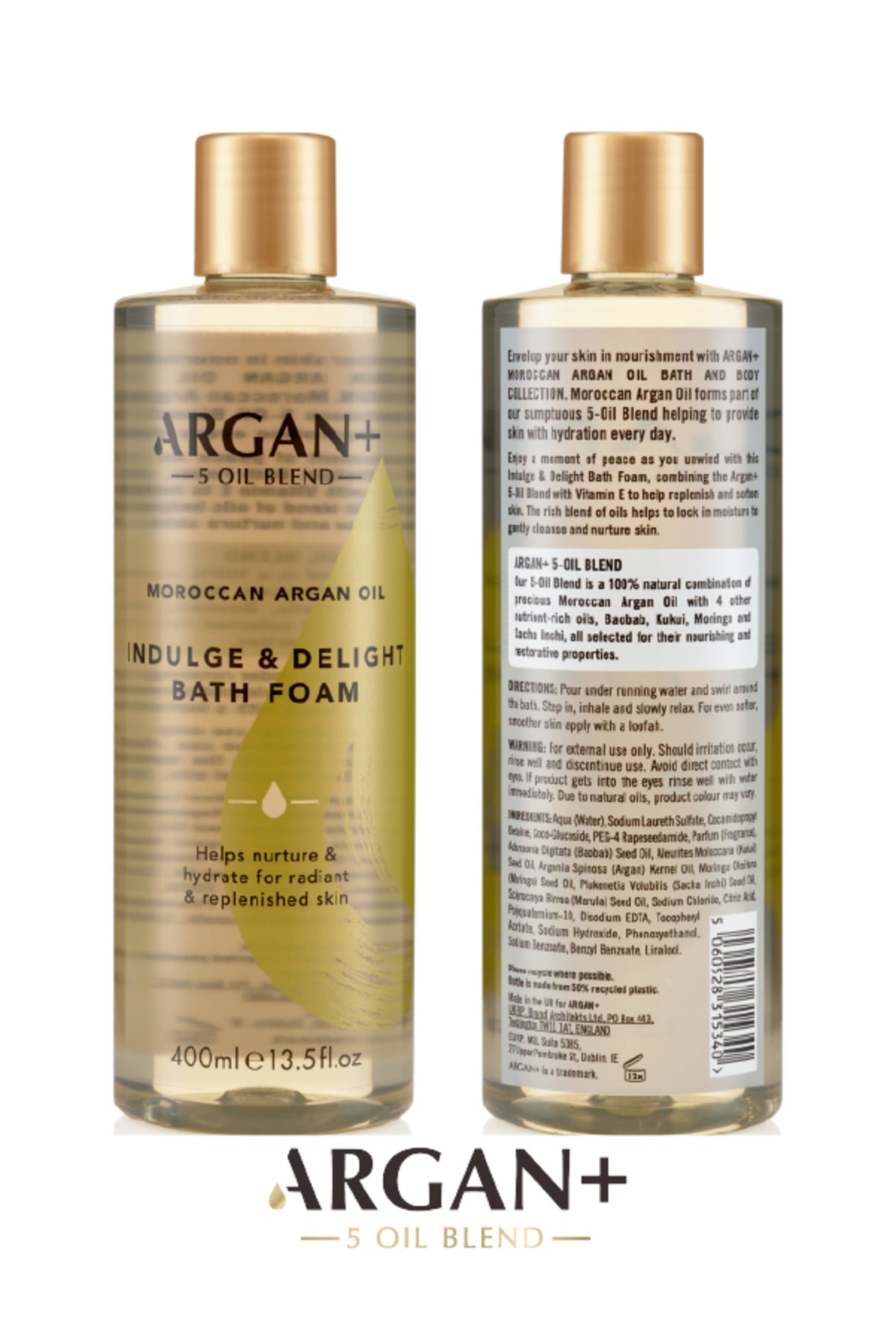 ARGAN + Moroccan Yağı İçeren Besleyici Vücut Banyo Köpüğü 400ml
