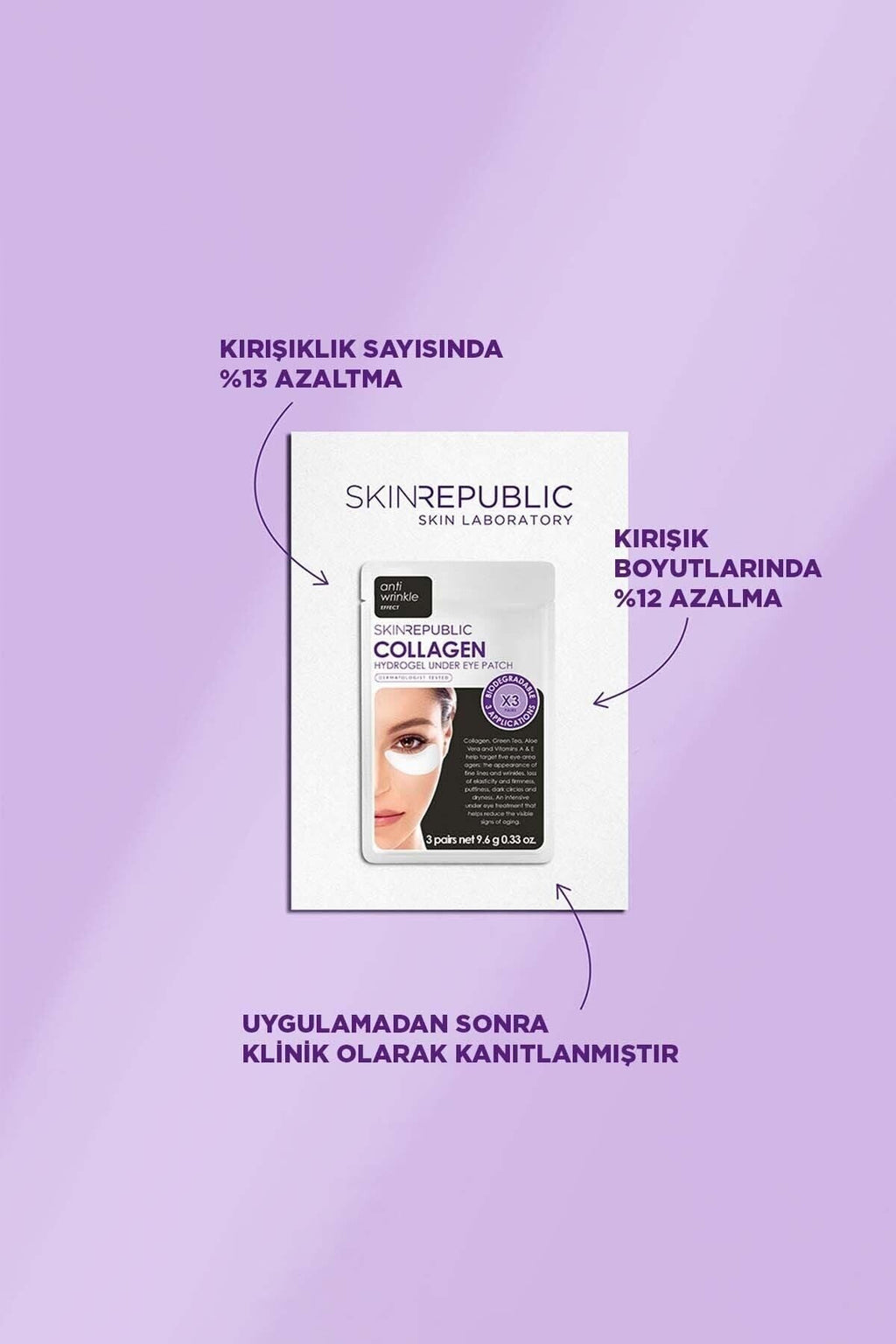 Kolajen Hidrojel Göz Altı Maskesi