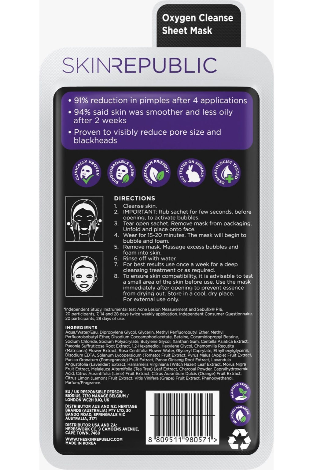 Arındırıcı Köpük Yüz Maskesi