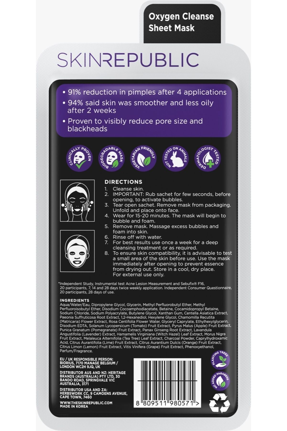 Arındırıcı Köpük Yüz Maskesi