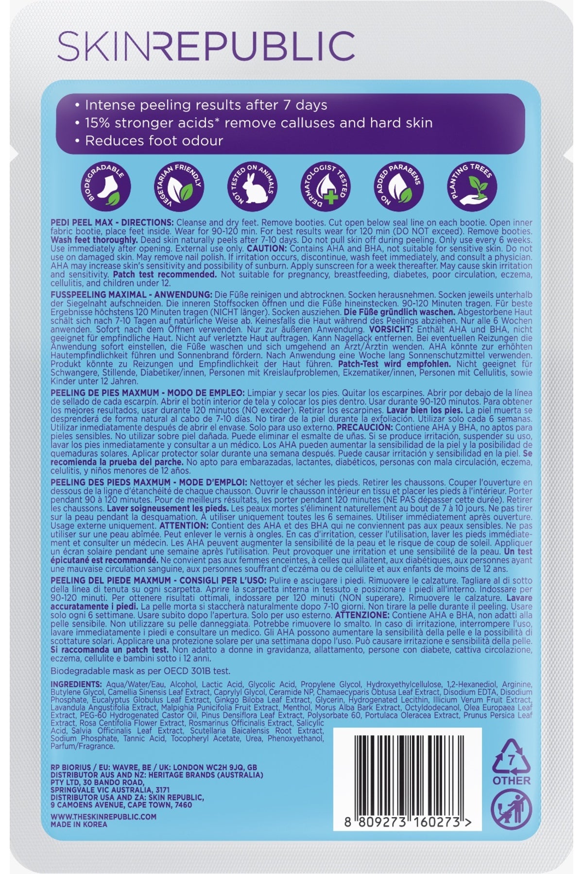 Multi Peeling Etkili Yenileyici Ayak Bakım Maskesi