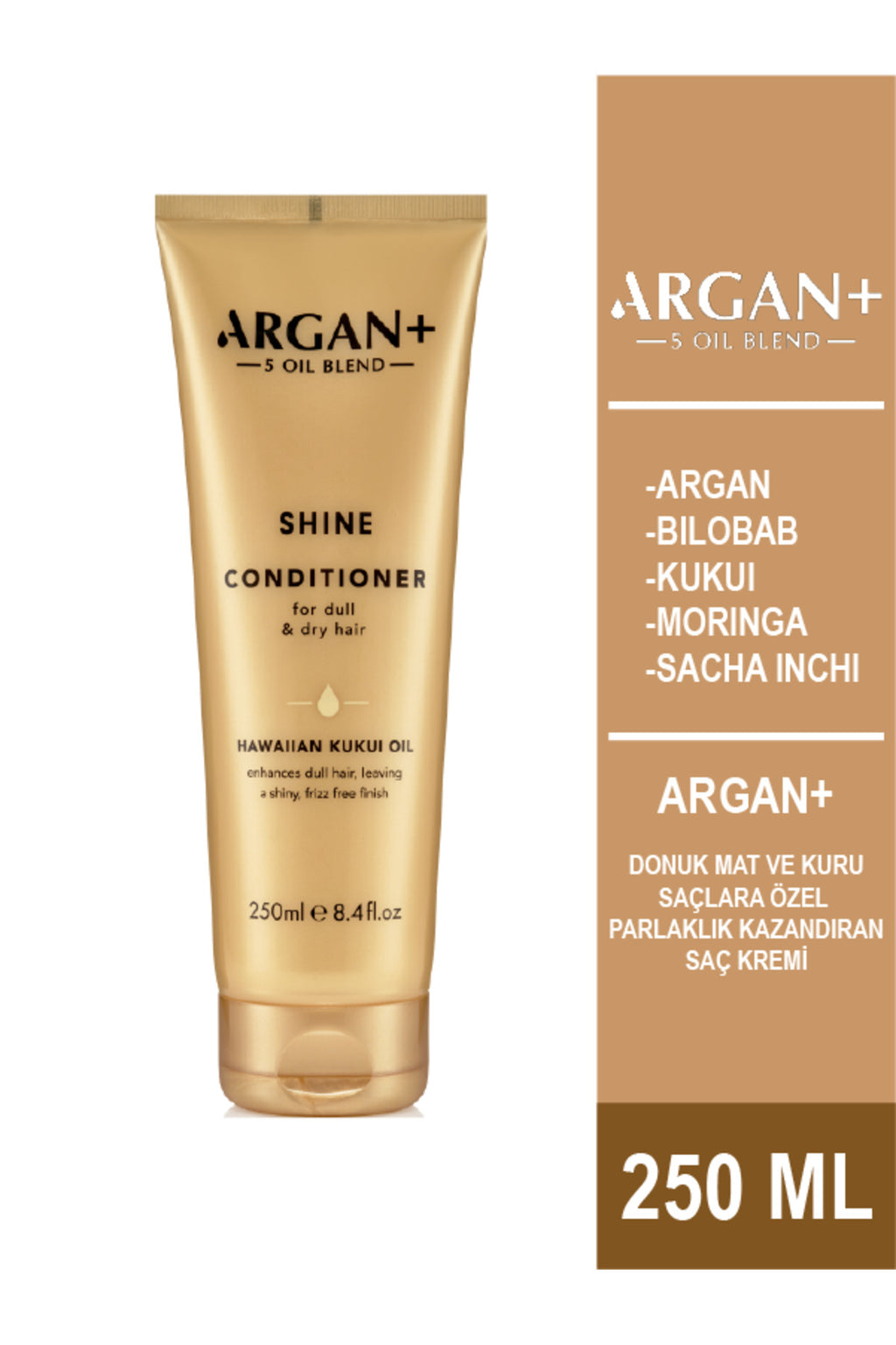 Argan Dökülme Karşıtı Parlaklık Kazandıran Saç Kremi 250ml