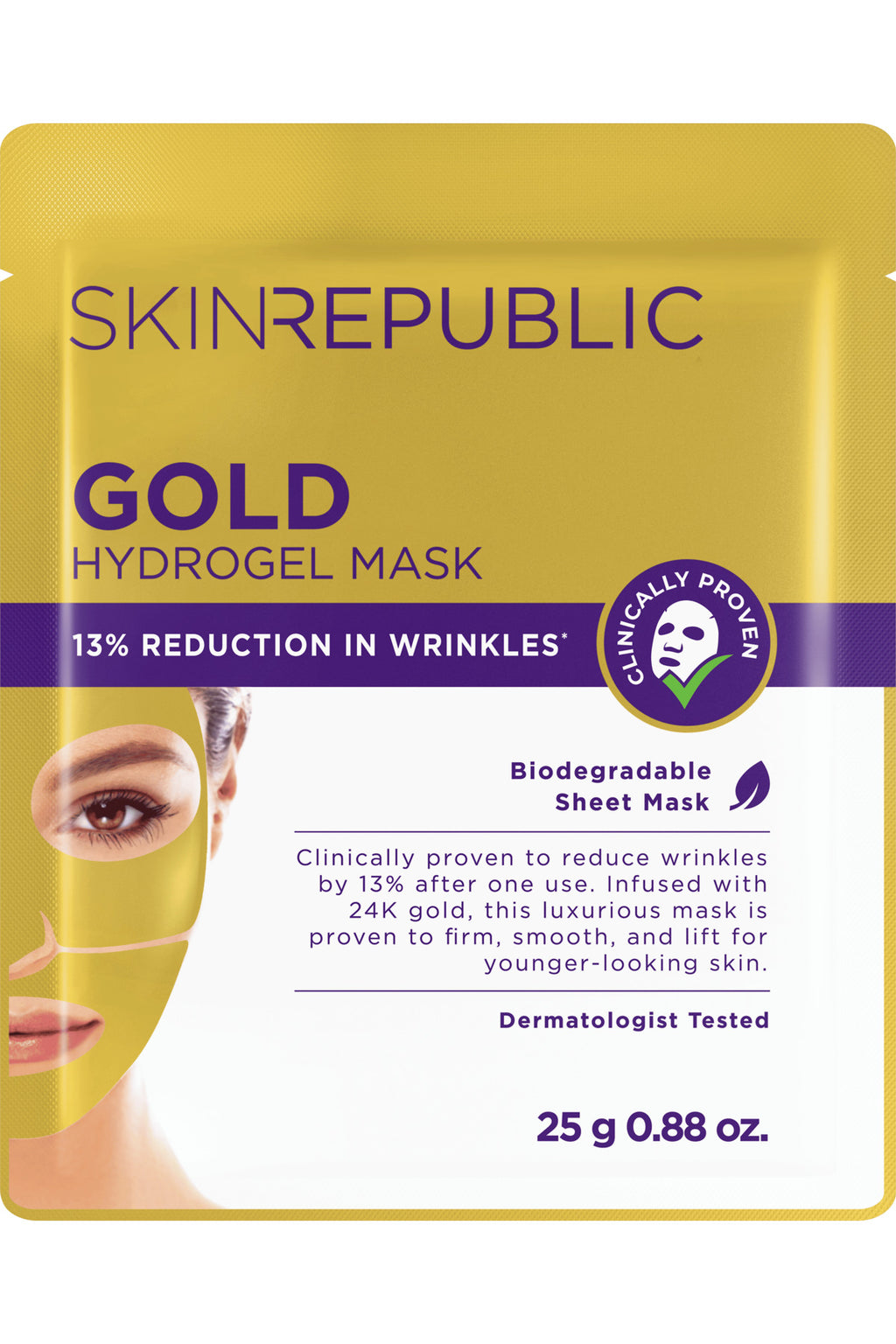 Altın Hidrojel Yüz Maskesi