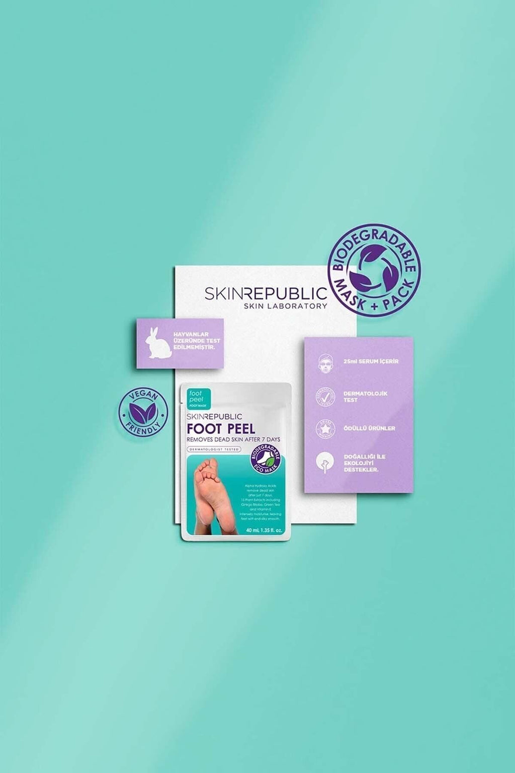 Peeling Etkili Yenileyici Ayak Maskesi