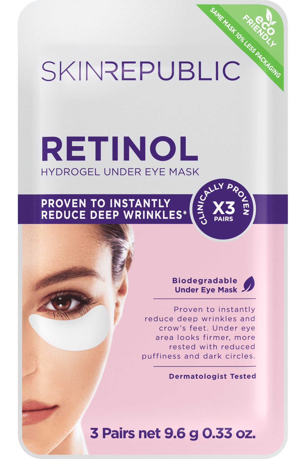 Skin Republic Retinol Hydrogel Under Eye Patch (3 Pairs) 25 ml
