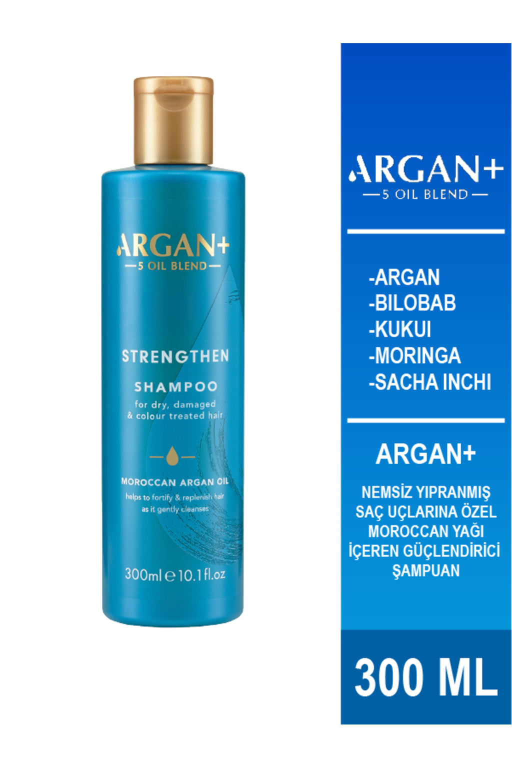 Argan Dökülme Karşıtı Yoğun Bakım Yapan Şampuan 300ml