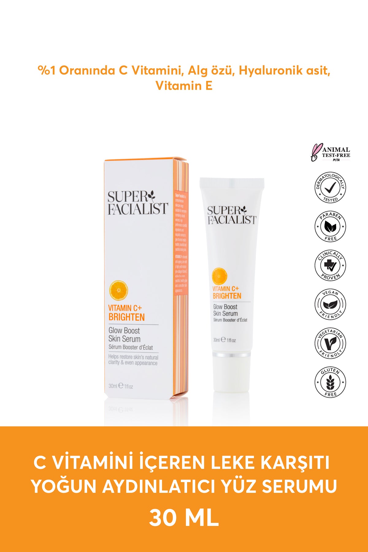 Super Facialist C Vitamini İçeren Leke Karşıtı Yoğun Aydınlatıcı Yüz Serumu 30 ML