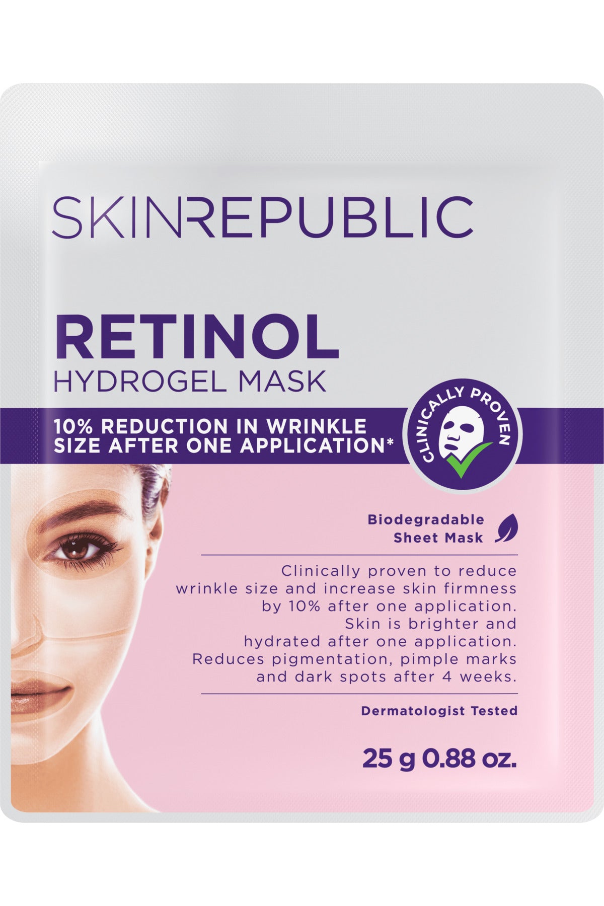 Retinol Hidrojel Yüz Maskesi