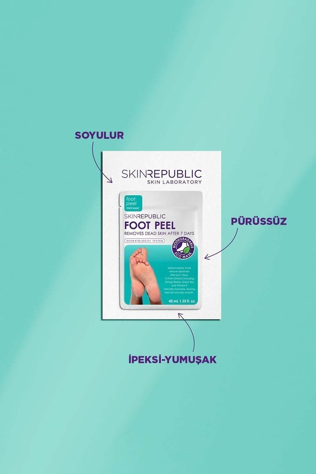 Peeling Etkili Yenileyici Ayak Maskesi