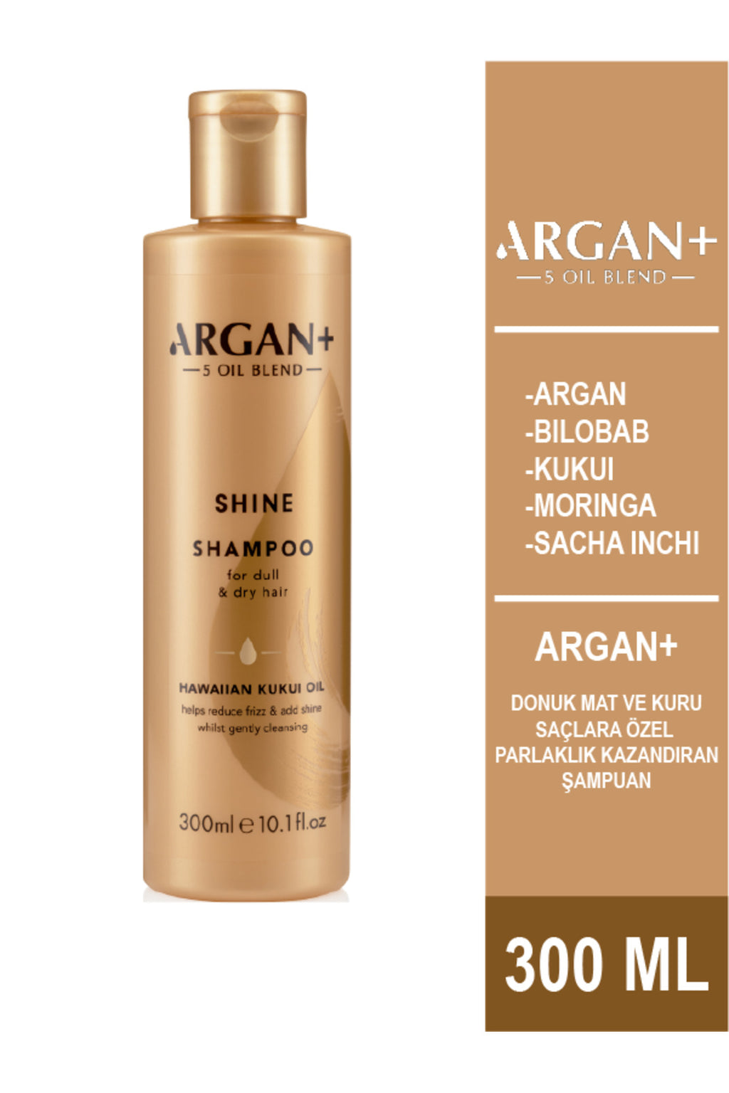 Argan Dökülme Karşıtı Parlaklık Kazandıran Şampuan 300ml