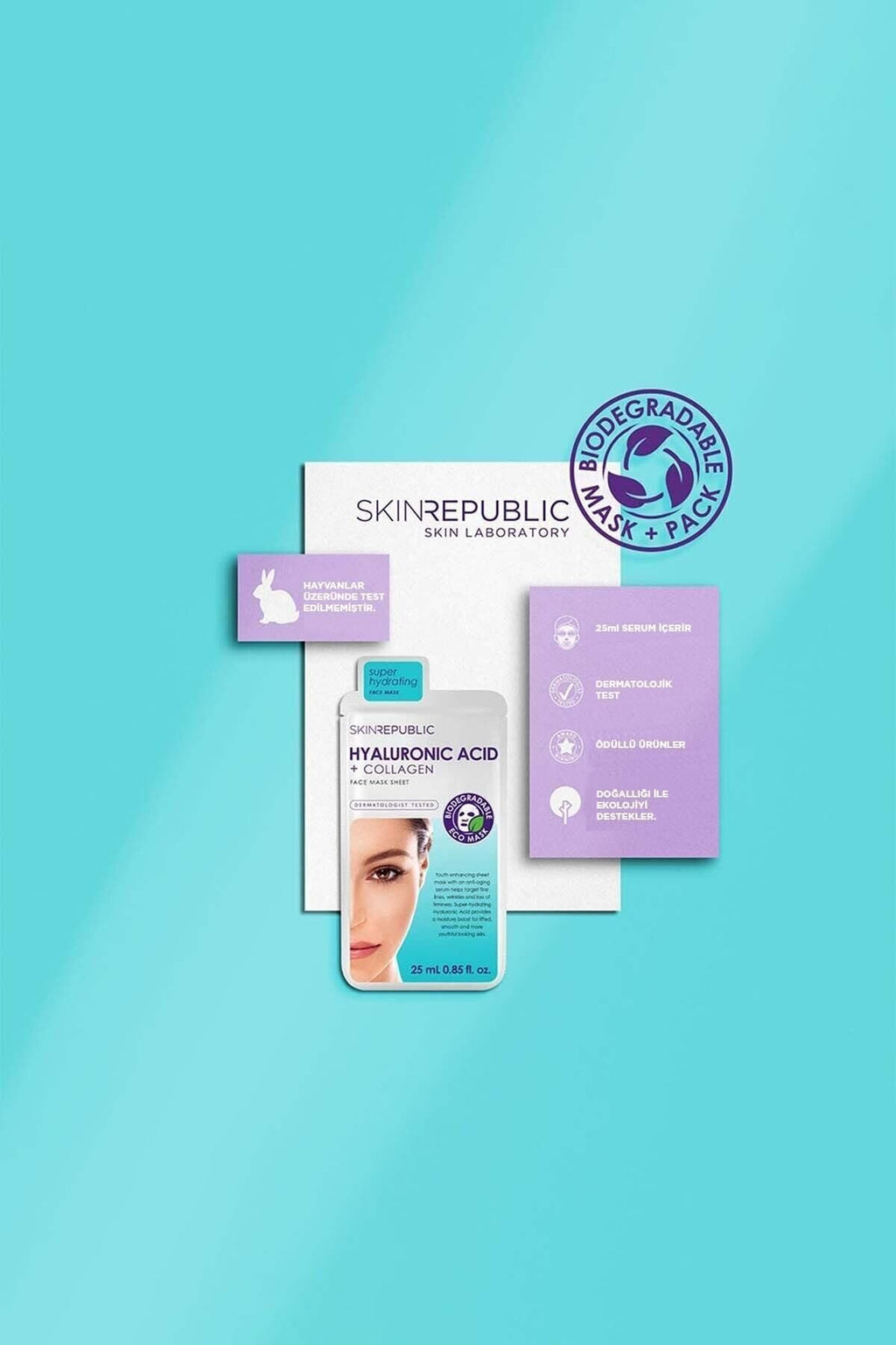 Hyalüronik Asit Kolajen Yüz Maskesi