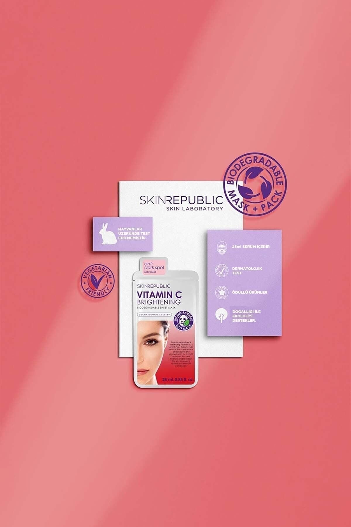 Aydınlatıcı C Vitaminli Yüz Maskesi